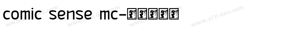 comic sense mc字体转换